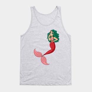 Mermaid Lagoon - Bubbly Sea Siren Tank Top